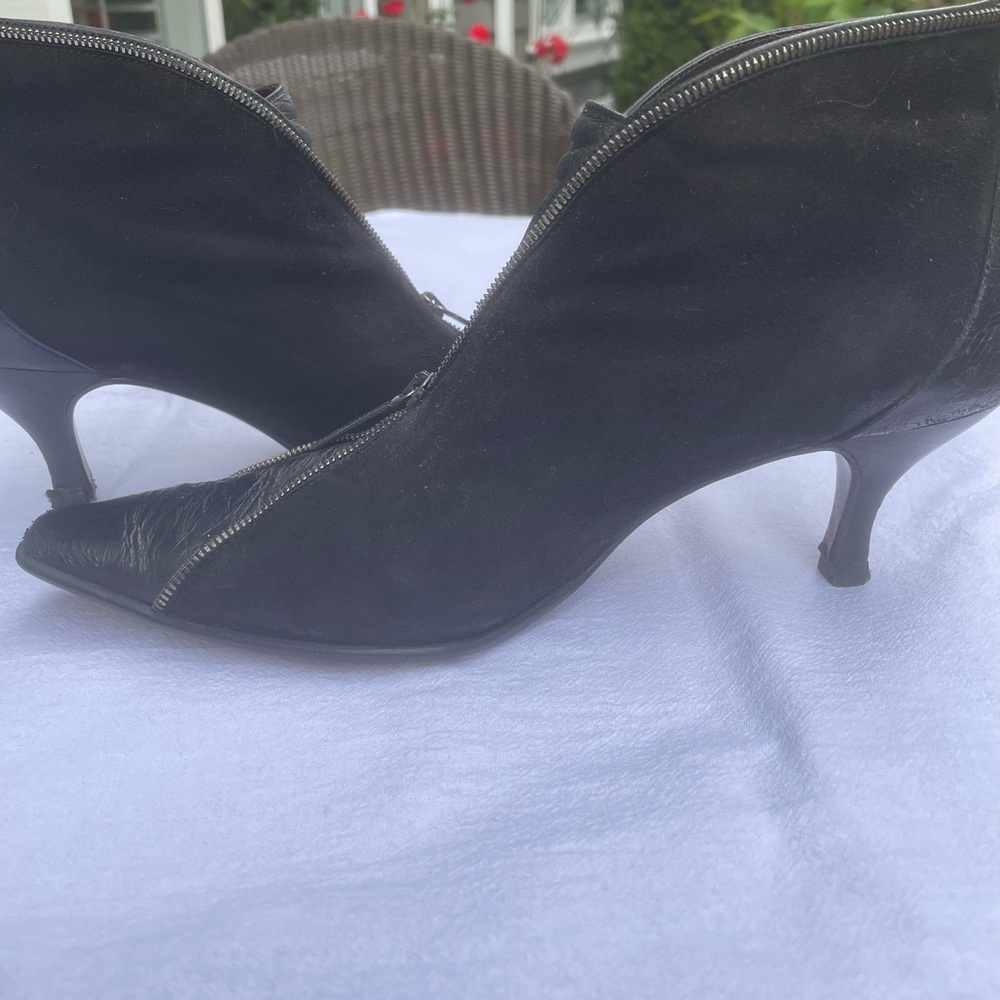 Donald J. Pliner Black Ankle Booties